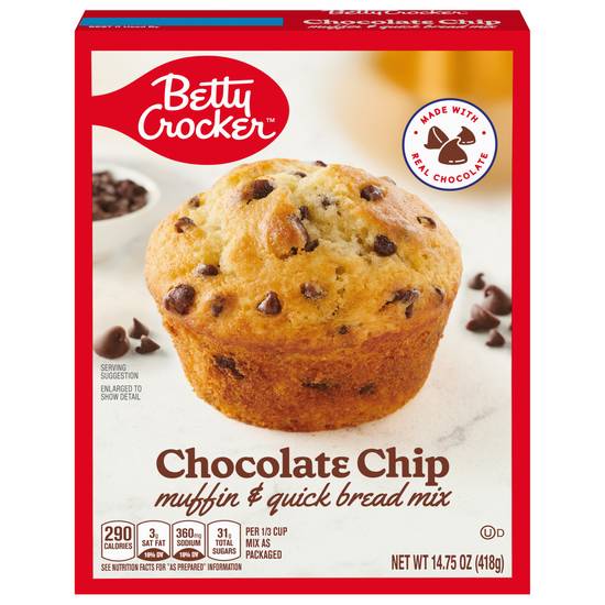 Betty Crocker Chocolate Chip Muffin and Quick Bread Mix