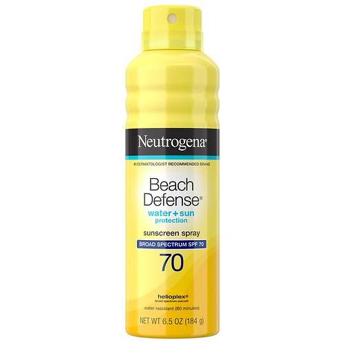 Neutrogena Beach Defense Sunscreen Spray, SPF 70 - 6.5 oz
