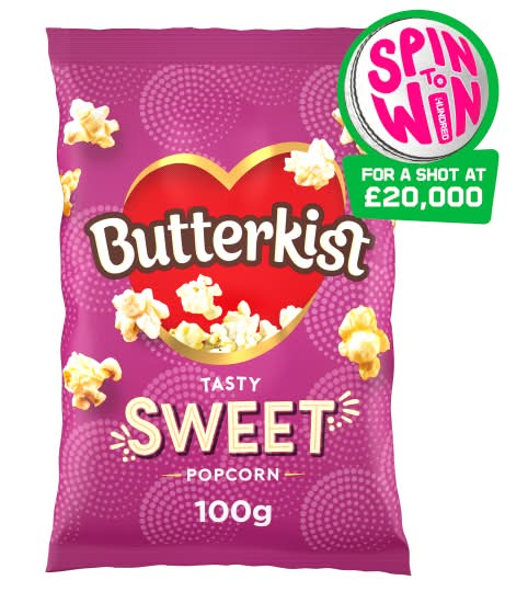 Butterkist Tasty Sweet Popcorn (100g)