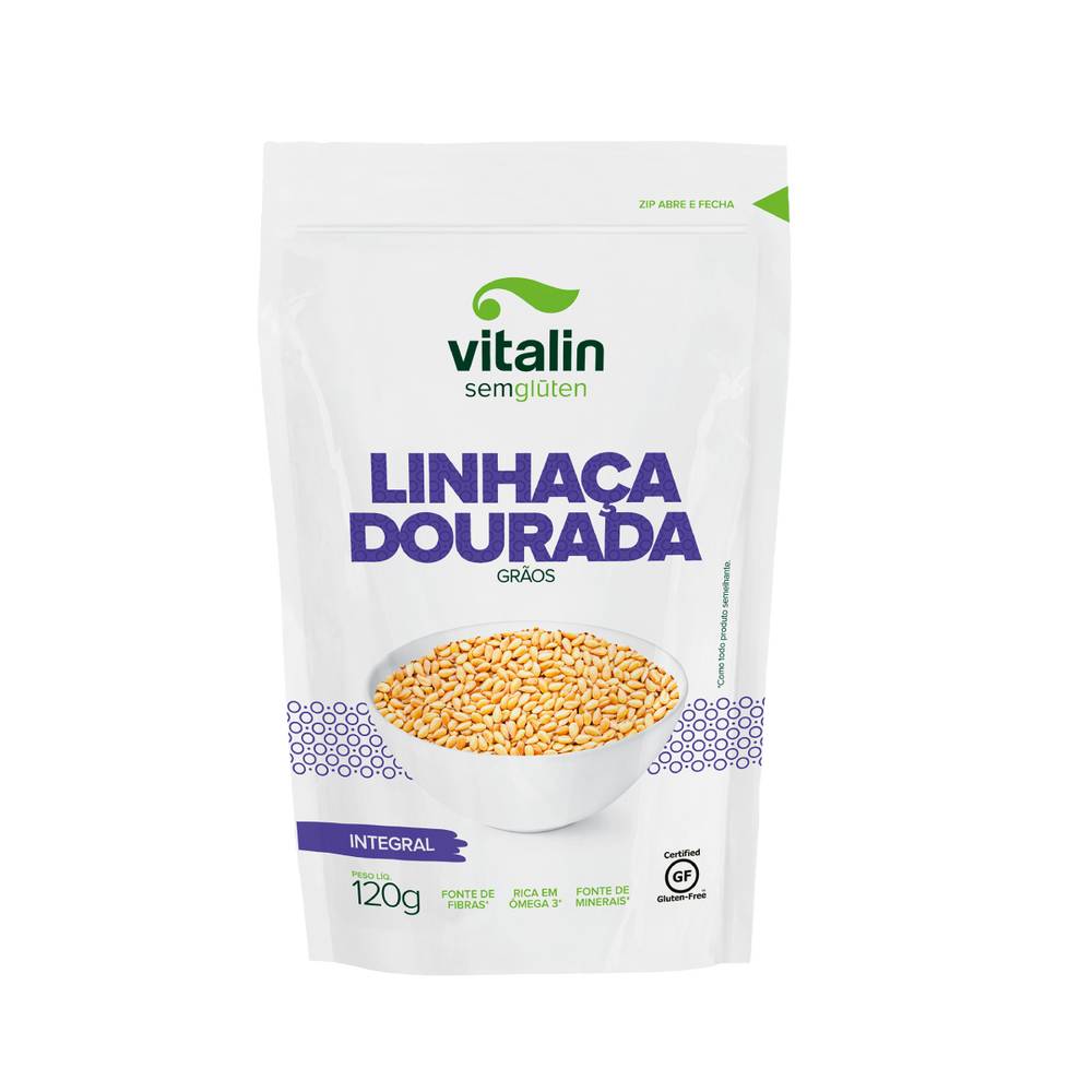 Vitalin · Linhaça dourada grãos (120 g)