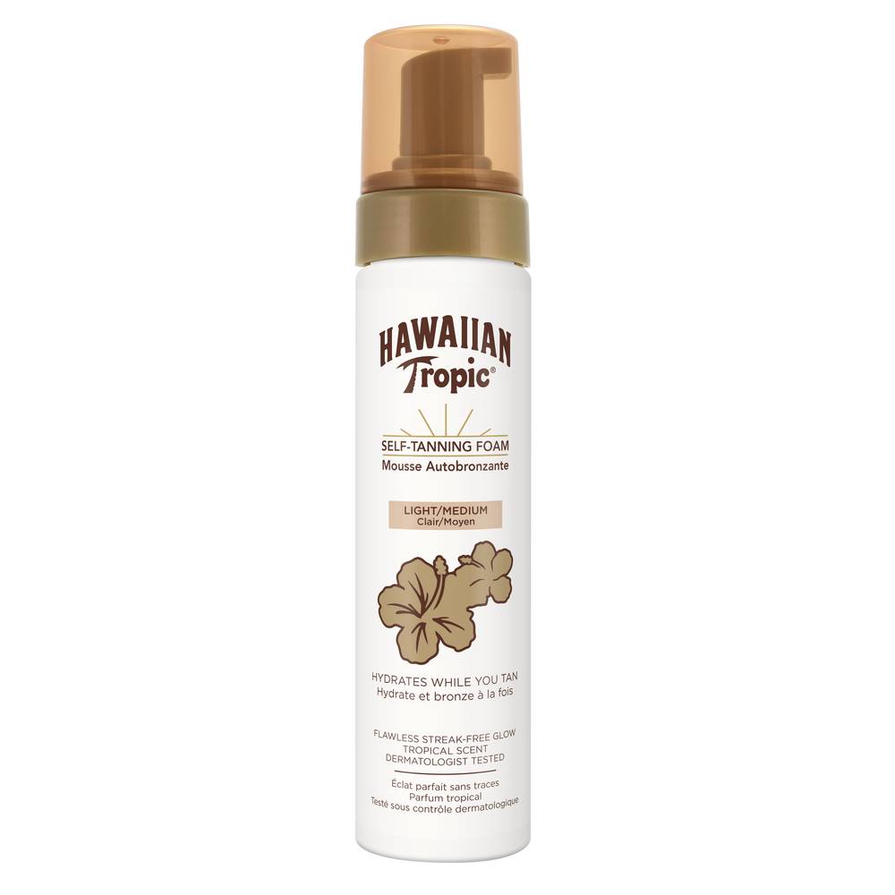 Hawaiian Tropic - Mousse autobronzante light medium