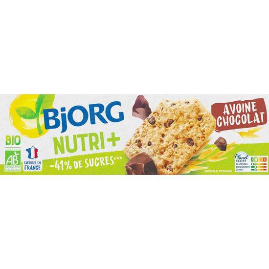 Bjorg - Biscuits bio, avoine - chocolat (12)