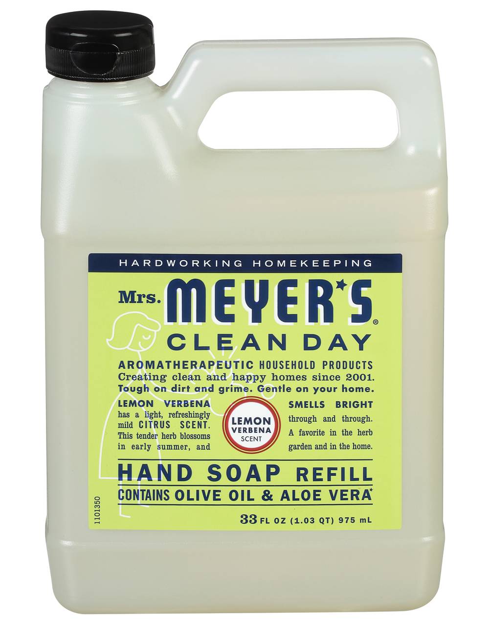 Mrs. Meyer's Clean Day Lemon Verbena Hand Soap Refill (33 fl oz)