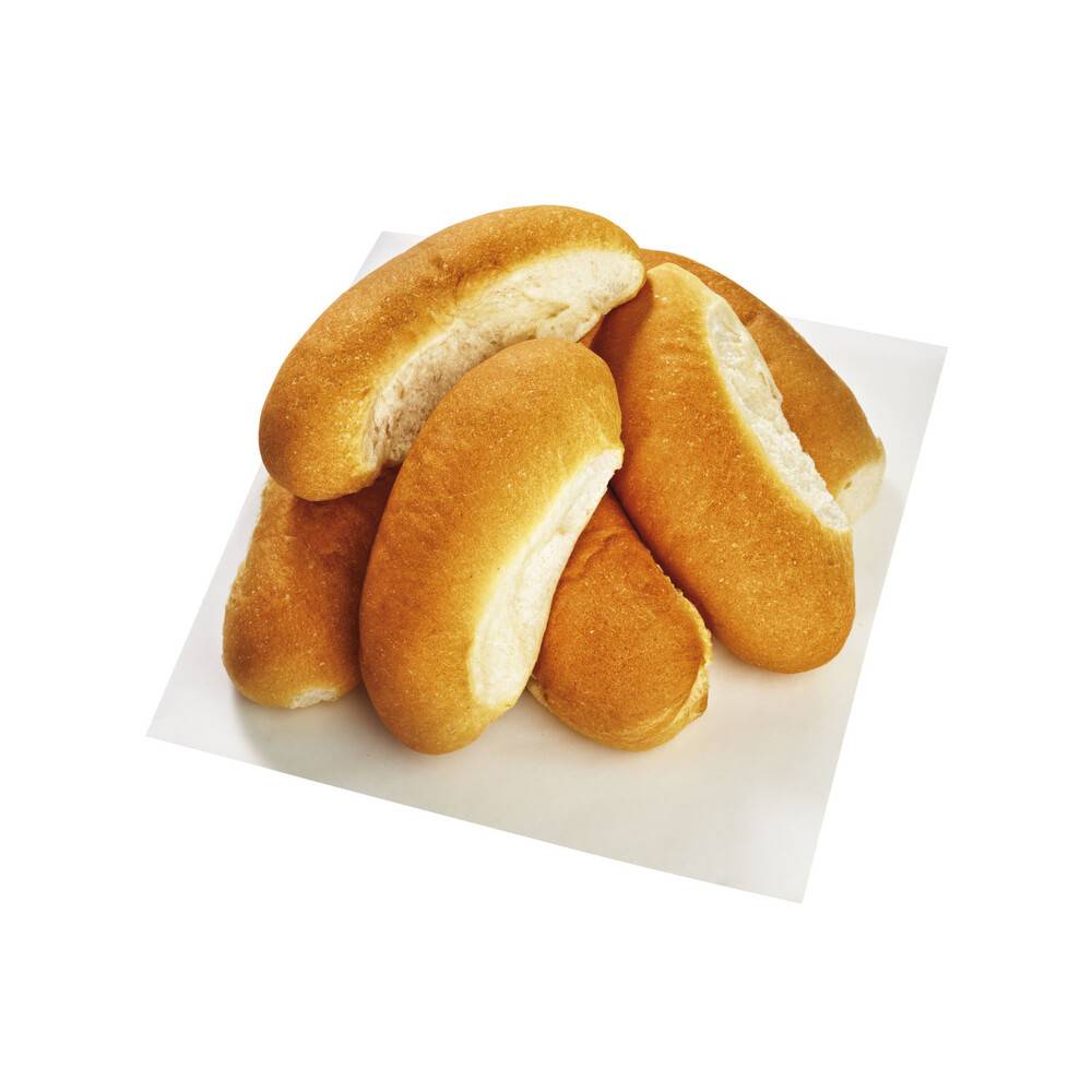 Coles Bakery Super Soft Hot Dog Rolls (6 pack)