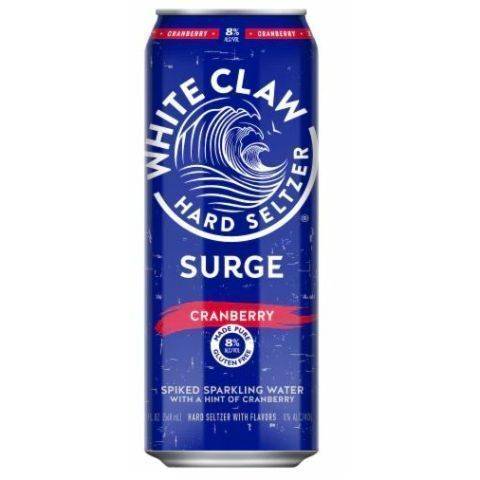 White Claw Hard Seltzer Surge Cranberry 19.2oz Can