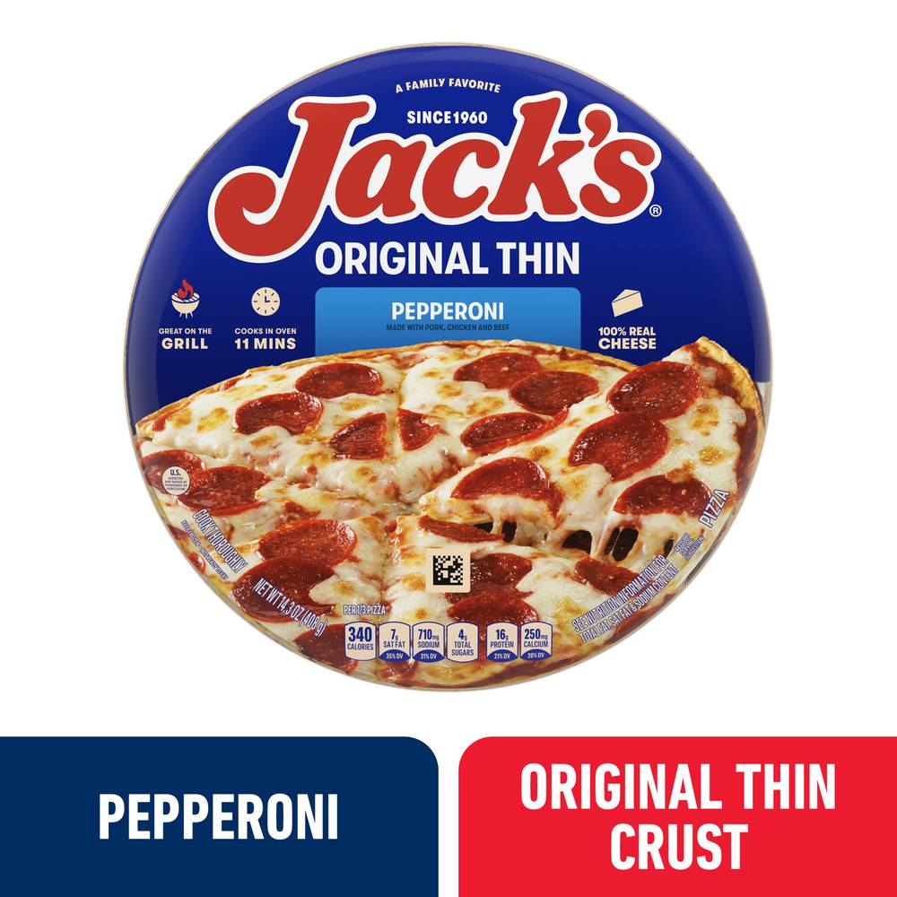 Jack's Original Thin Pepperoni Pizza