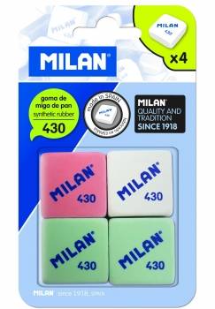 Gomas de Borrar Milan 4 uds