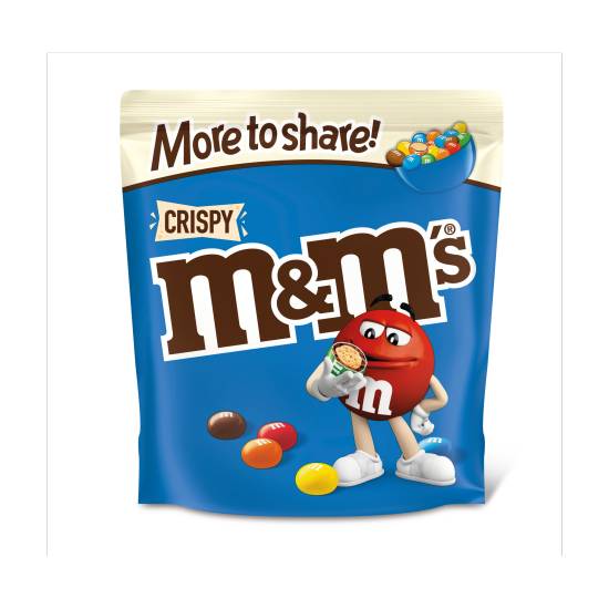 M&M's Crispy Chocolate More To Share Pouch Bag