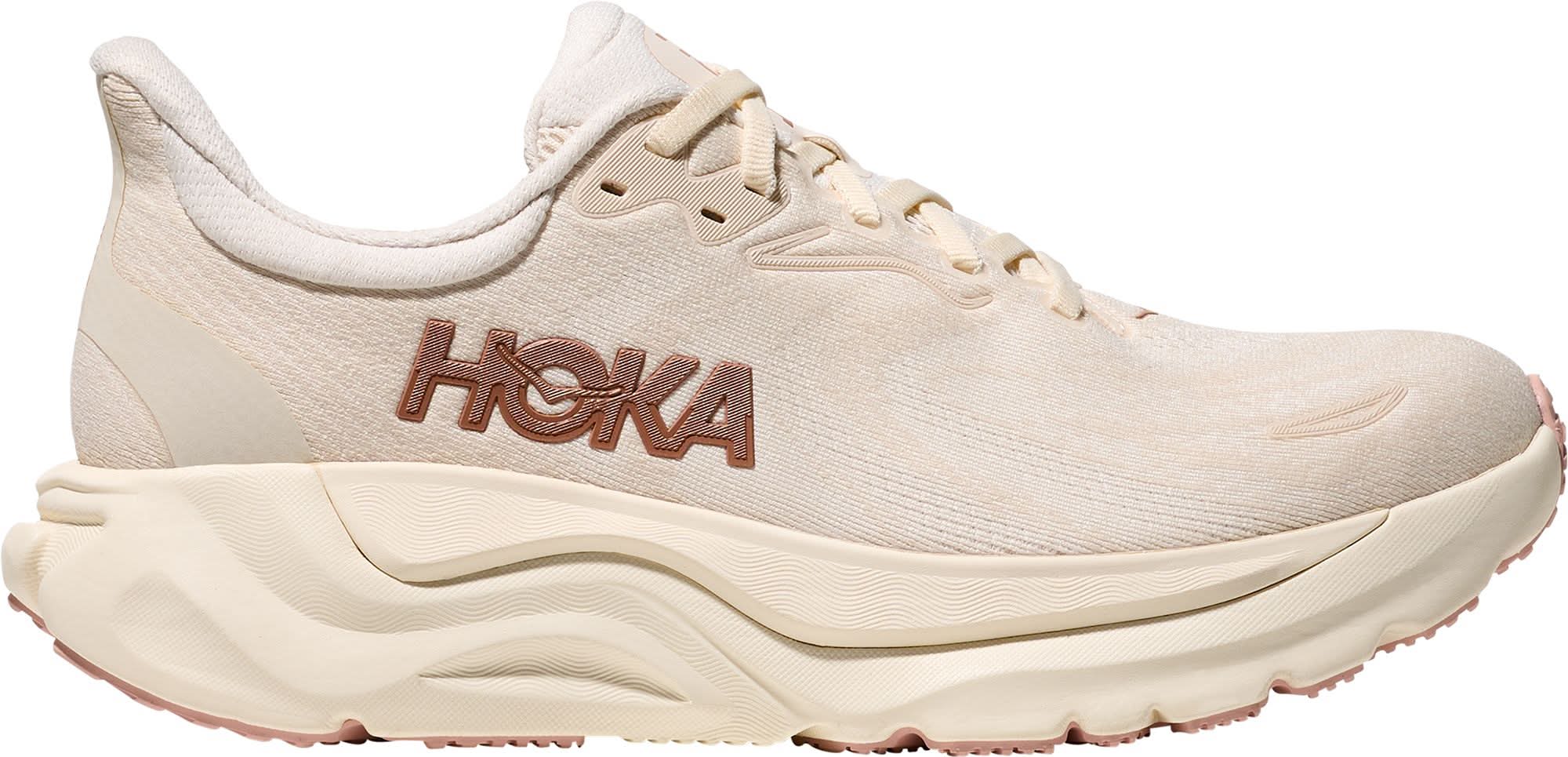 hoka white rose gold