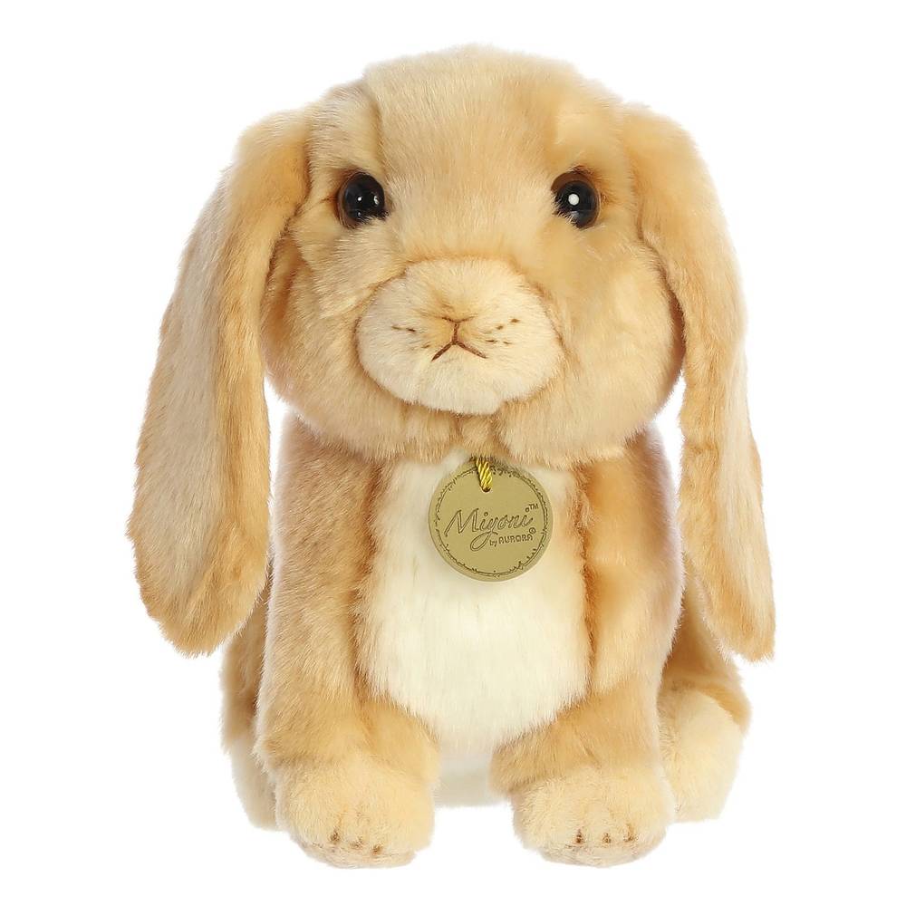 Aurora Lop-Eared Rabbit Plush, Tan, 10 in
