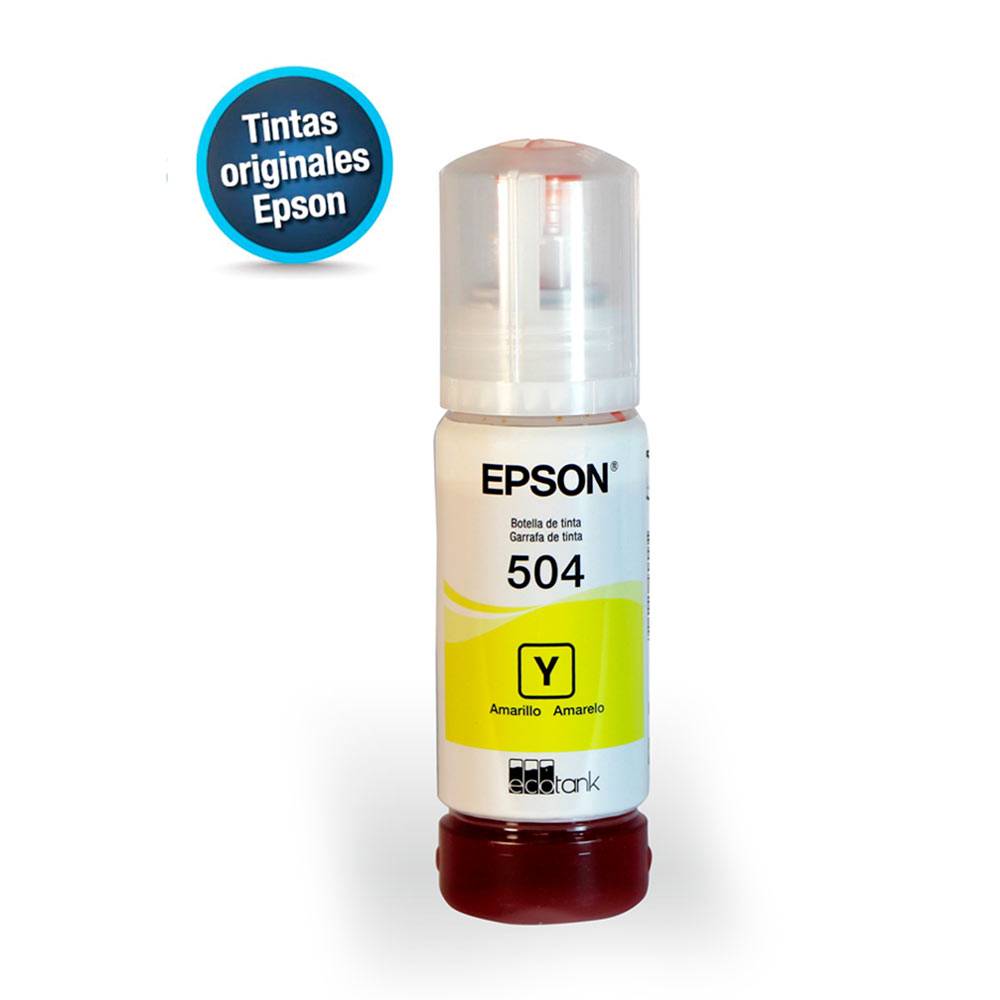 Botella de Tinta Original Epson T504420-AL Amarillo