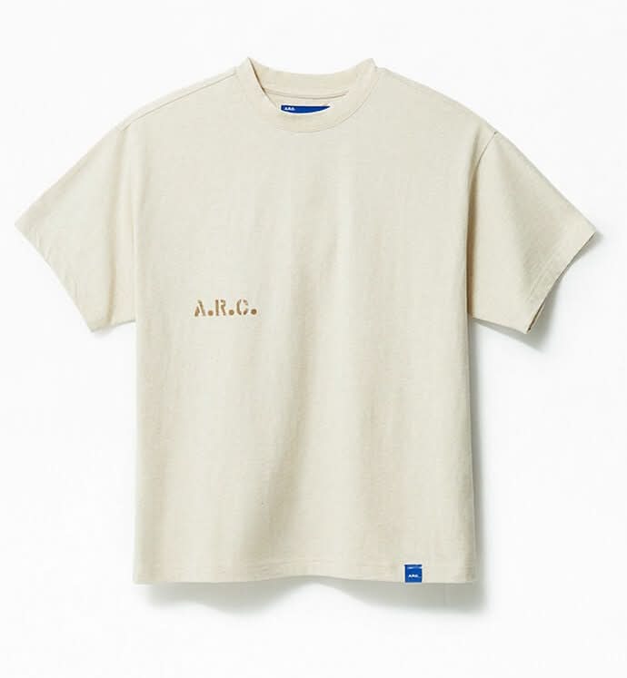 A.R.C. Heather Oatmeal Vintage Wash Heavyweight Oversized T-Shirt Heather Oatmeal M