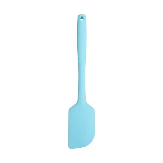 Celebrate It Silicone Angled Spatula, Teal