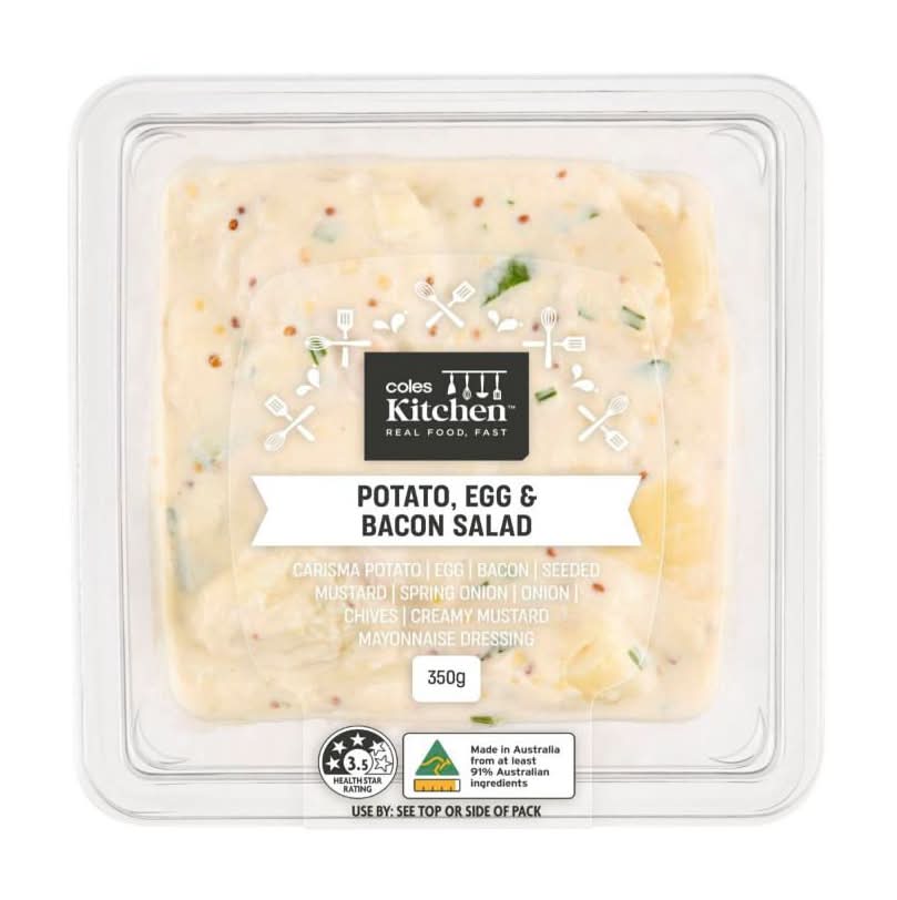 Coles Kitchen Potato & Egg Bacon 350g