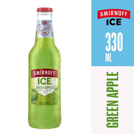 Rtd Smirnoff Ice Green Tart & Crisp 0.3L
