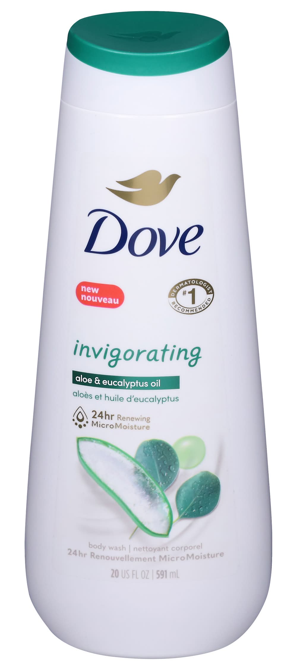 Dove Hydrating Aloe & Birch Water Scent Body Wash (22 fl oz)