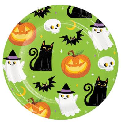 Signature Select Halloween Party Lunch Plates - 8 Count