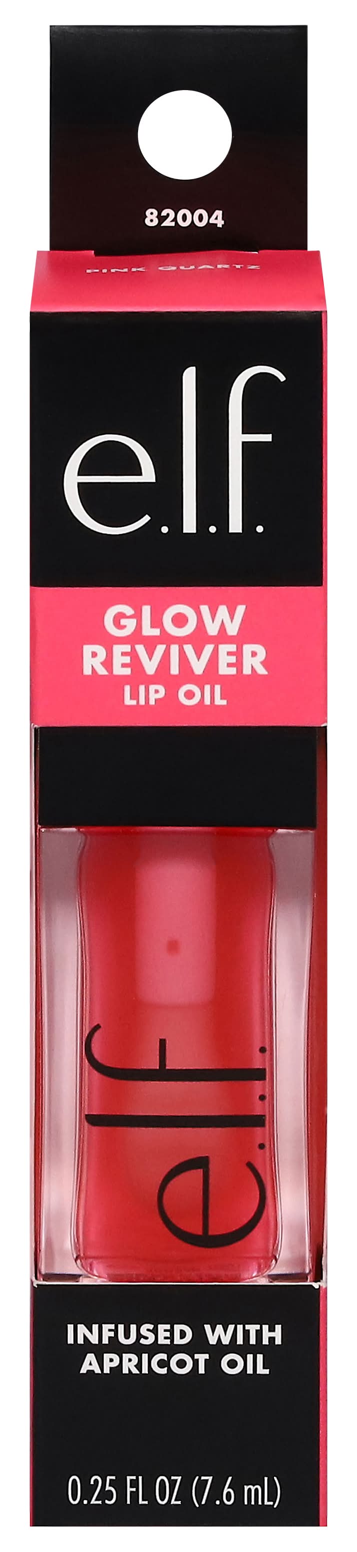 e.l.f. Quartz Glow Reviver Lip Oil, Pink (0.25 fl oz)
