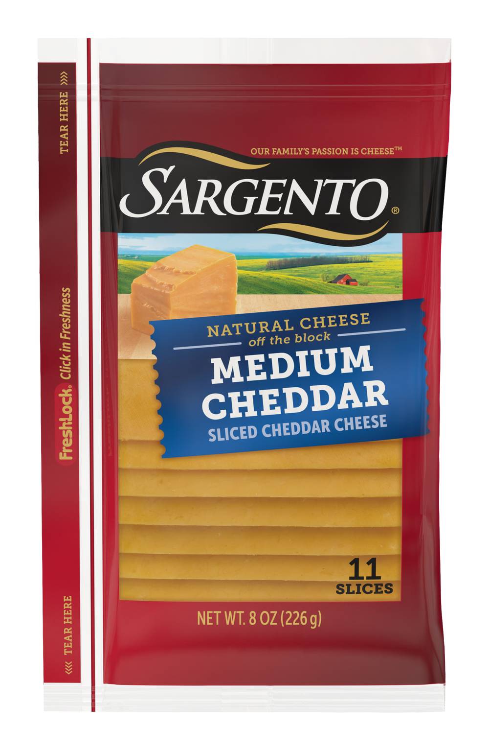 Sargento Medium Cheddar Cheese Slices (11 ct)