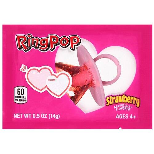 Order Ring Pop Valentine's Day Heart Shaped Candy Lollipops (Assorted) Assorted, 36 Count Box - 1.0 ea food online from Walgreens store, Kingman on bringmethat.com
