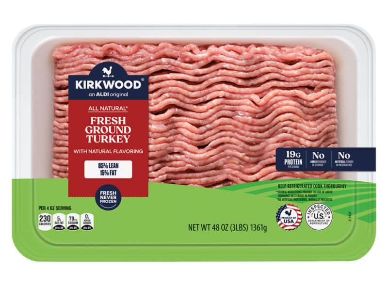 Kirkwood All Natural Fresh Ground Turkey (3 lbs)