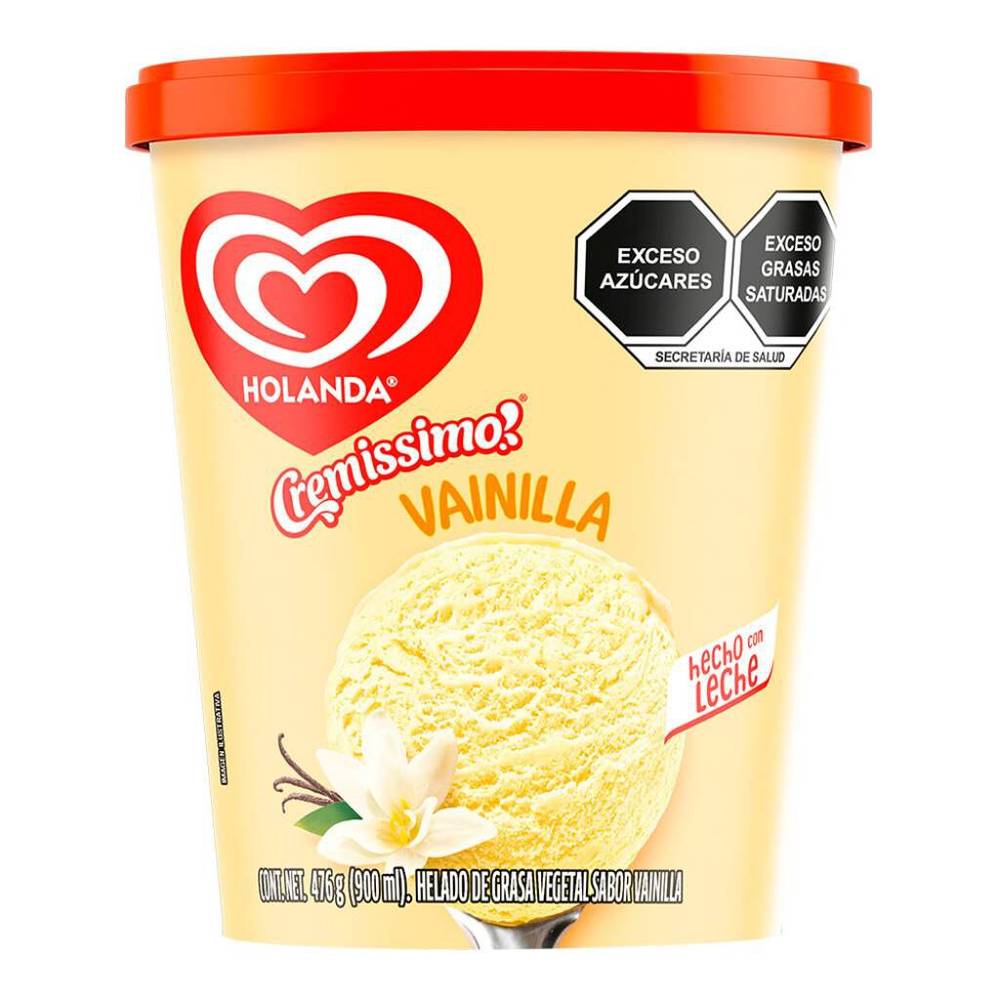 Holanda helado cremissimo (Vainilla)