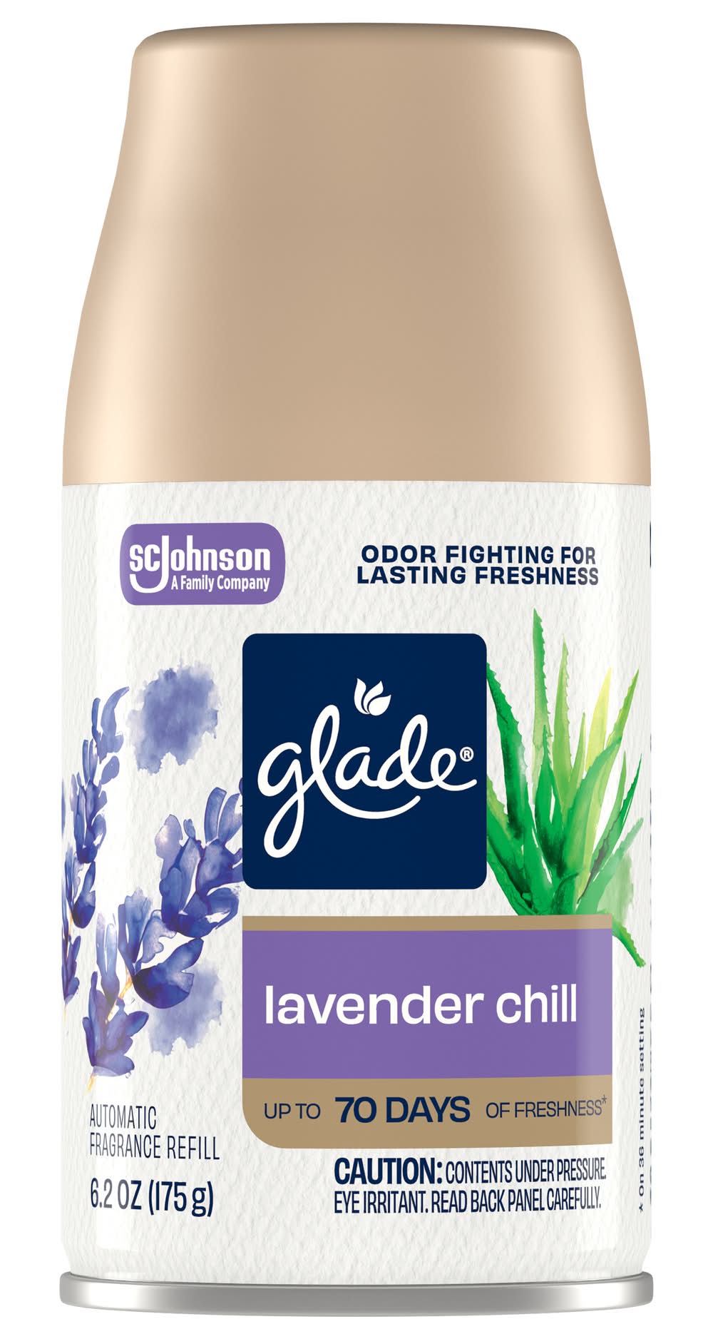 Glade Automatic Spray Refill, Tranquil Lavender & Aloe (6.2 oz)
