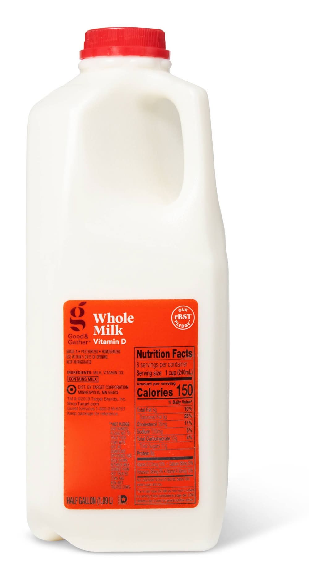 Good & Gather Whole Milk (66.9 fl oz)