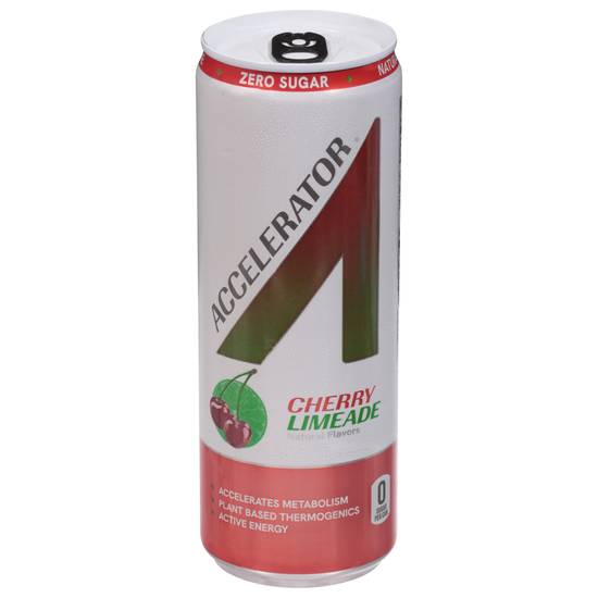 Accelerator Plant Based Energy Drink (12 fl oz) (cherry limeade )