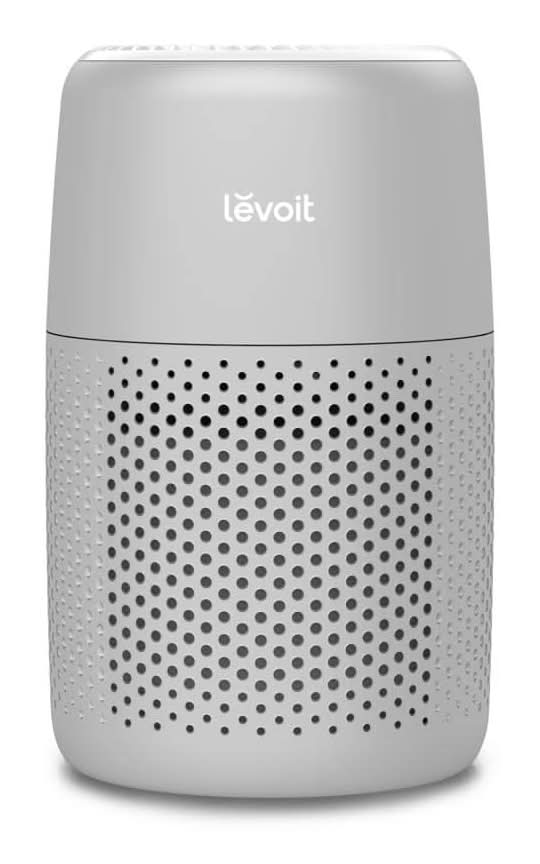 Levoit Vortexair 178 Sq. Ft. Hepa - Type Tabletop Air Purifier In Grey
