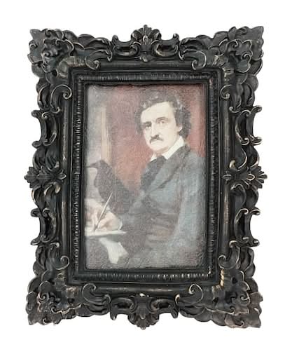 Ashland Framed Poe Portrait Tabletop Decor, 7x9 in