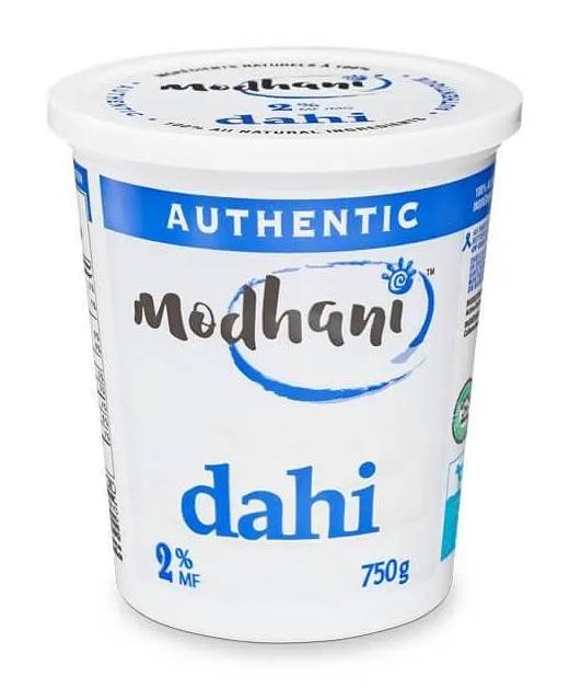 Modhani 2% Authentic Dahi Plain Yogurt (750 g)