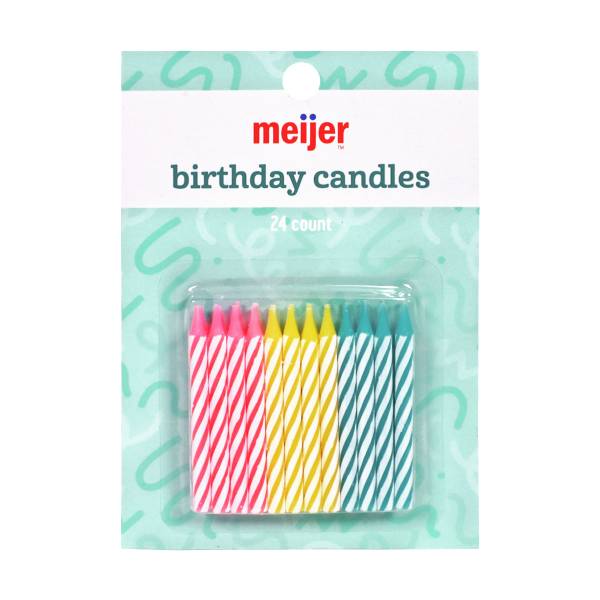 Meijer Spiral Birthday Candles