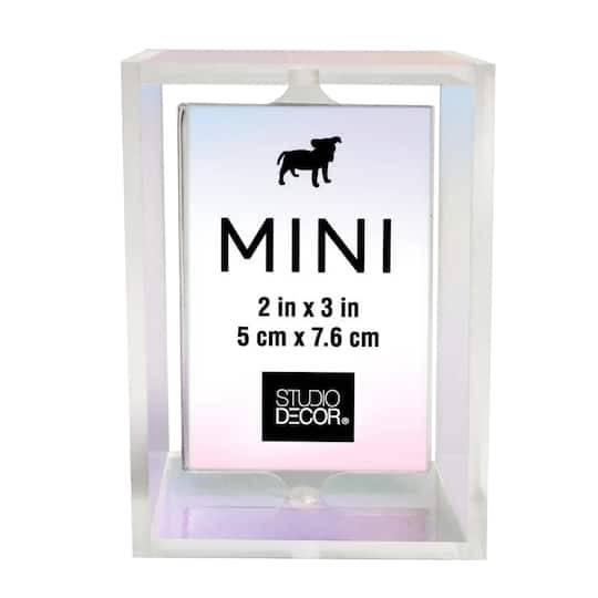 2" X 3" Iridescent Revolving Mini Frame By Studio Decor