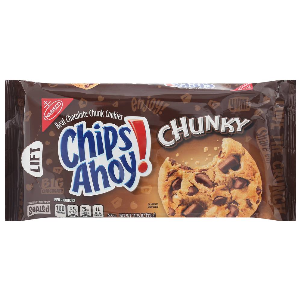 Chips Ahoy! Chunky Chip Cookies, Chocolate (11.75 oz)