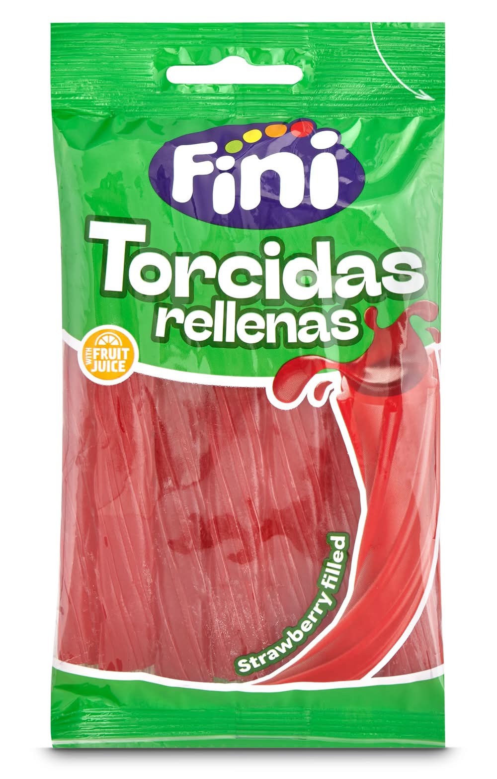 Regaliz De Goma Torcidas Rellenas Fini Bolsa 125 G