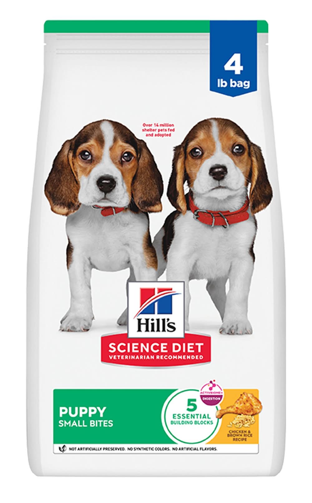 Hill's Science Diet Small Bites Puppy Dry Dog Food - Chicken & Brown Rice (Flavor: Chicken Meal & Barley, Size: 4.5 Lb)