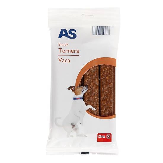 Snack para perros ternera As bolsa 120 g