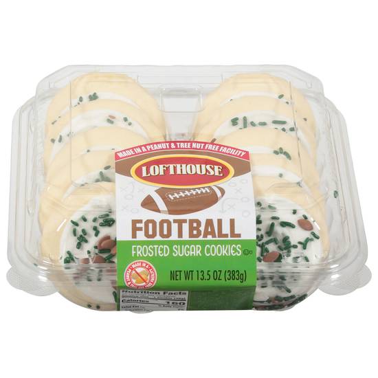 Lofthouse Football Frosted Sugar Cookies (13.5 oz)