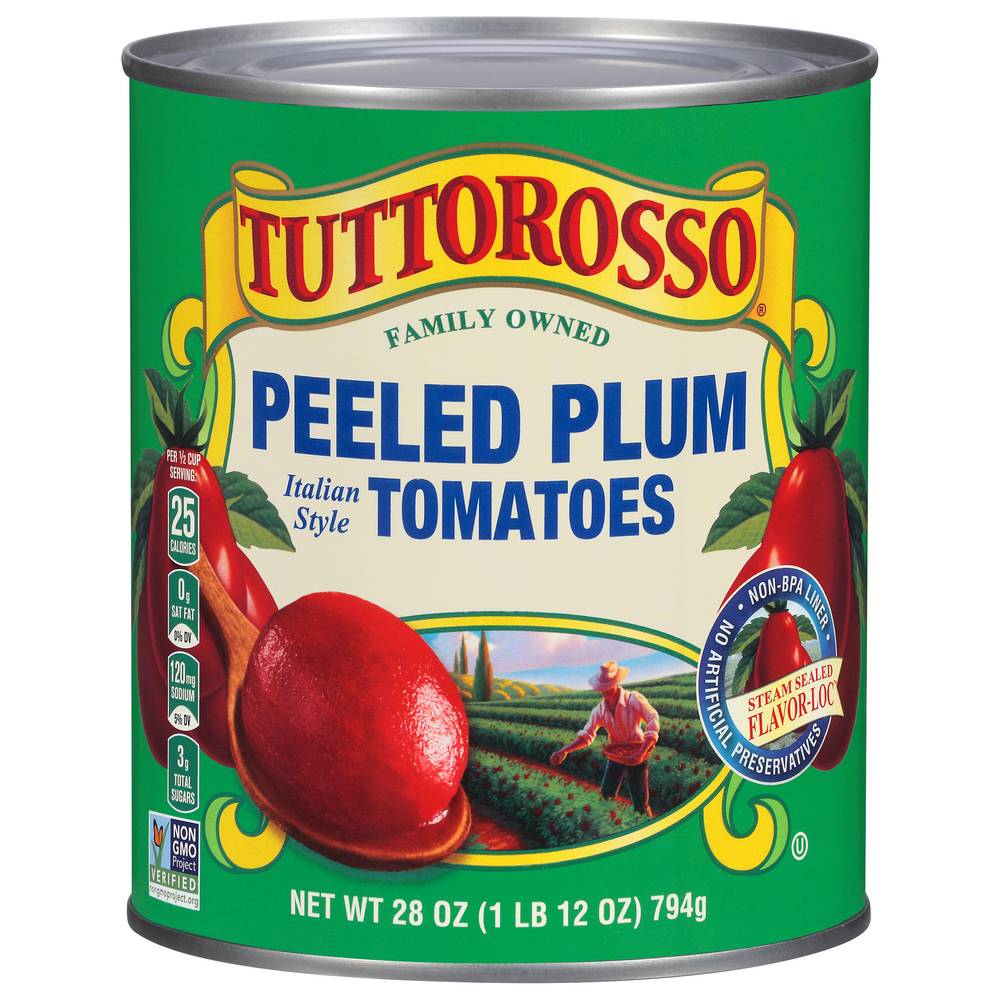 Tuttorosso Italian Style Peeled Plum Tomatoes (1.62 lbs)