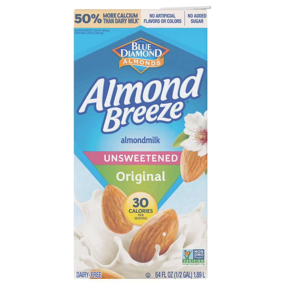 Blue Diamond Family Size Original Unsweetened Almondmilk (64 fl oz)