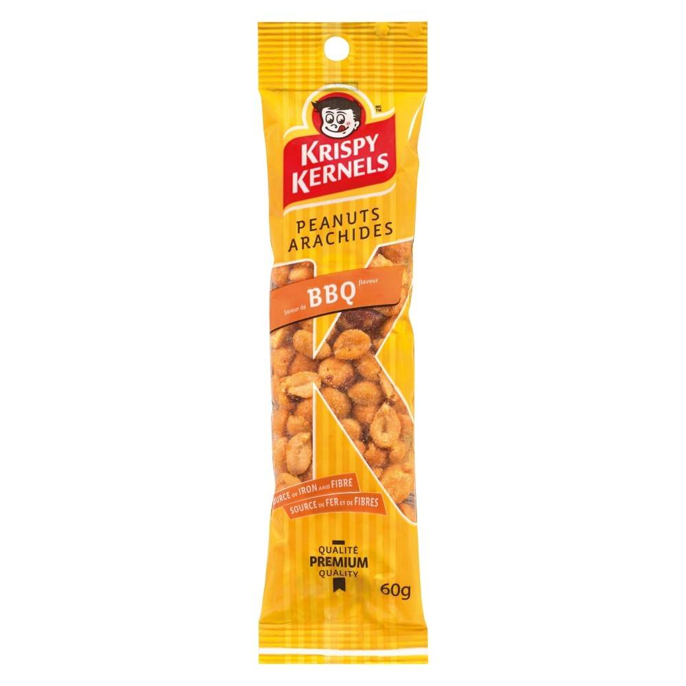 Krispy kernels  arachides (60 g) - bbq peanuts (60 g)