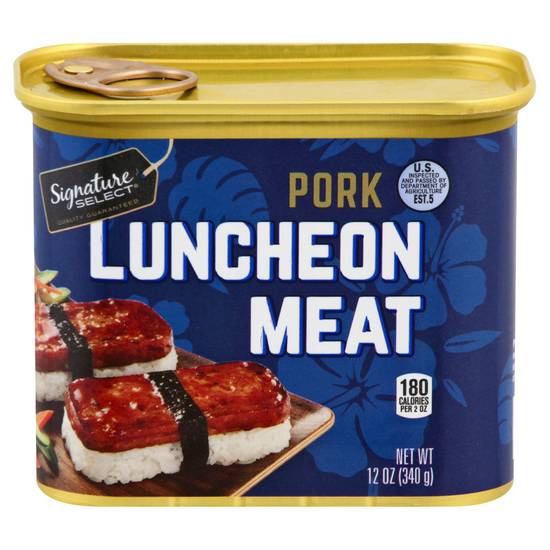 Signature Select Luncheon Meat Pork (12 oz)