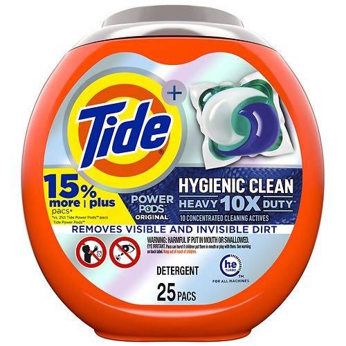 Tide Hygienic Clean Heavy Duty Power PODS Laundry Detergent Pacs - 25.0 ea