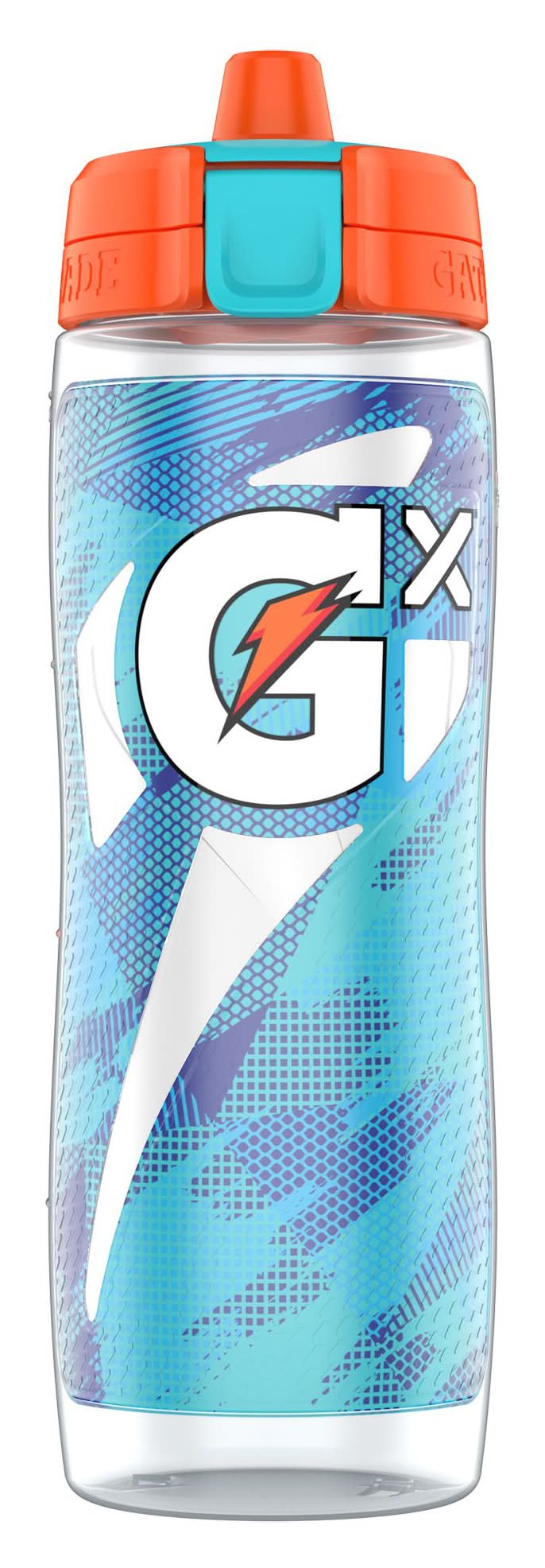 Gatorade Gx Plastic Water Bottle 30 oz, Glitched Frost