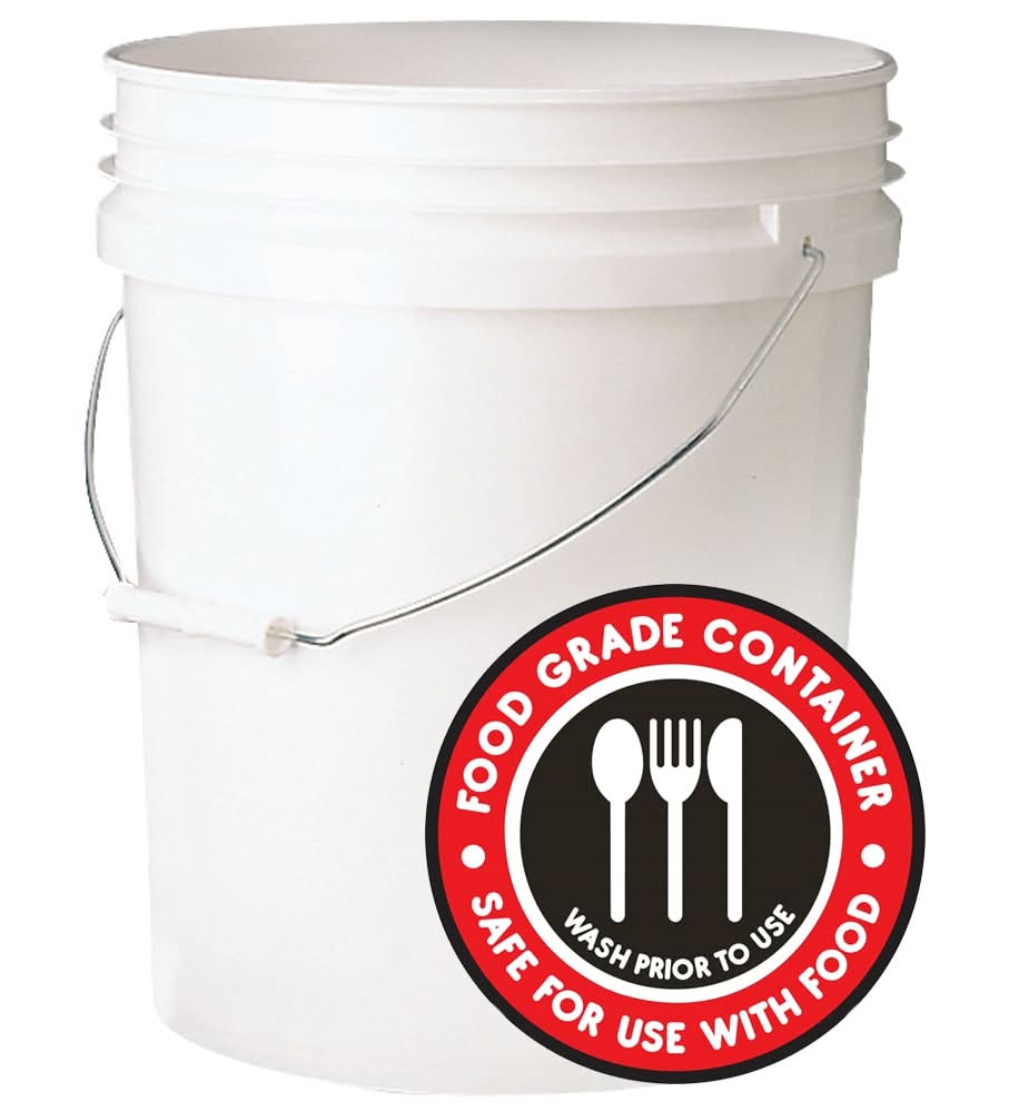 Leaktite 5-gallon BPA-Free Food-Grade Plastic General bucket