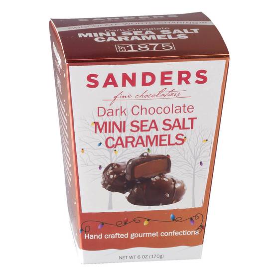 Sanders Fine Chocolates Dark Chocolate Sea Salt Caramels