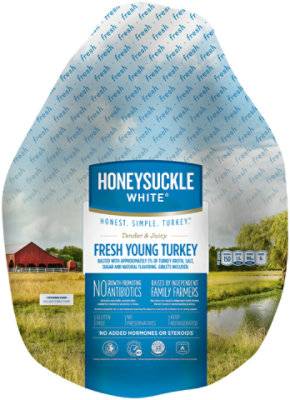 Honeysuckle White Whole Turkey Fresh - Weight Between 10-16 Lb