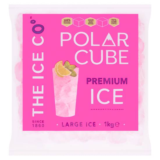 The Ice Co Polar Cube Premium Ice Large (1kg)