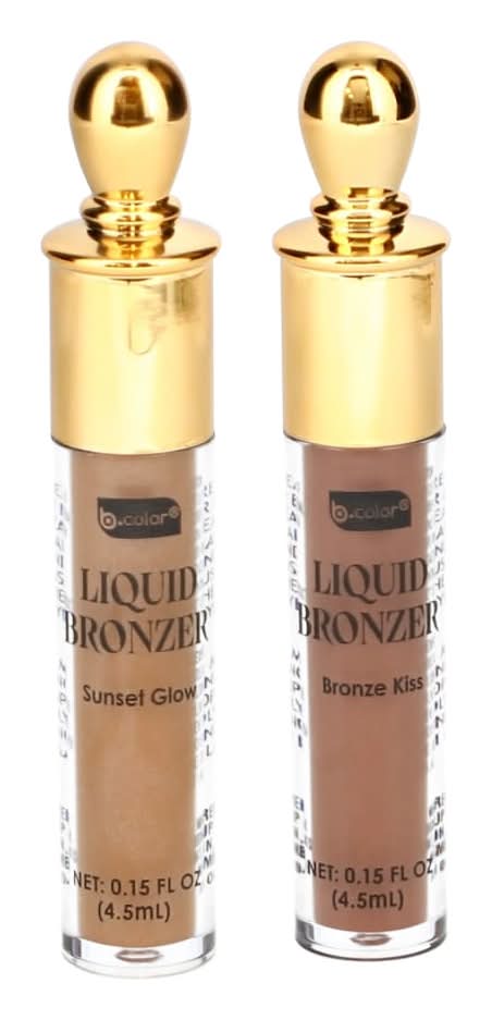 B Pure Liquid Bronzer, Sunset Glow & Bronze Kiss (0.15 fl oz, 2 ct)